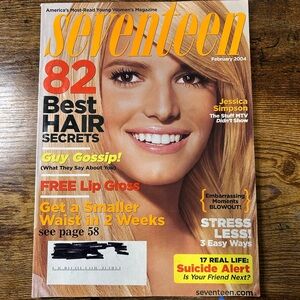 Seventeen magazine February 2004 Jessica Simpson
